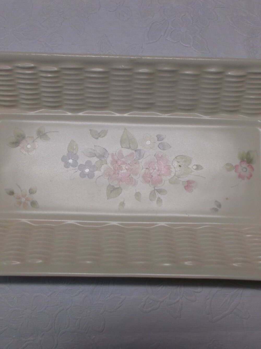 VTG Pfaltzgraff Tea Rose bread/serving tray